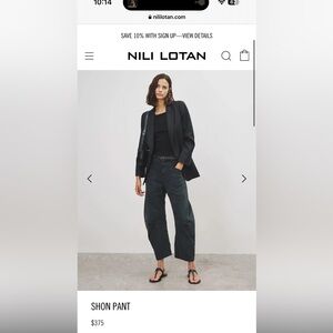 Nili Lotan Shon Pant